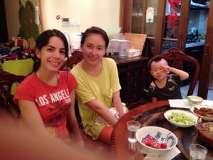 Mexican au pair in shanghai host family