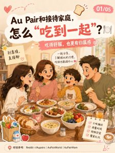 Au Pair和接待家庭怎么吃到一起:一起分享饮食习惯